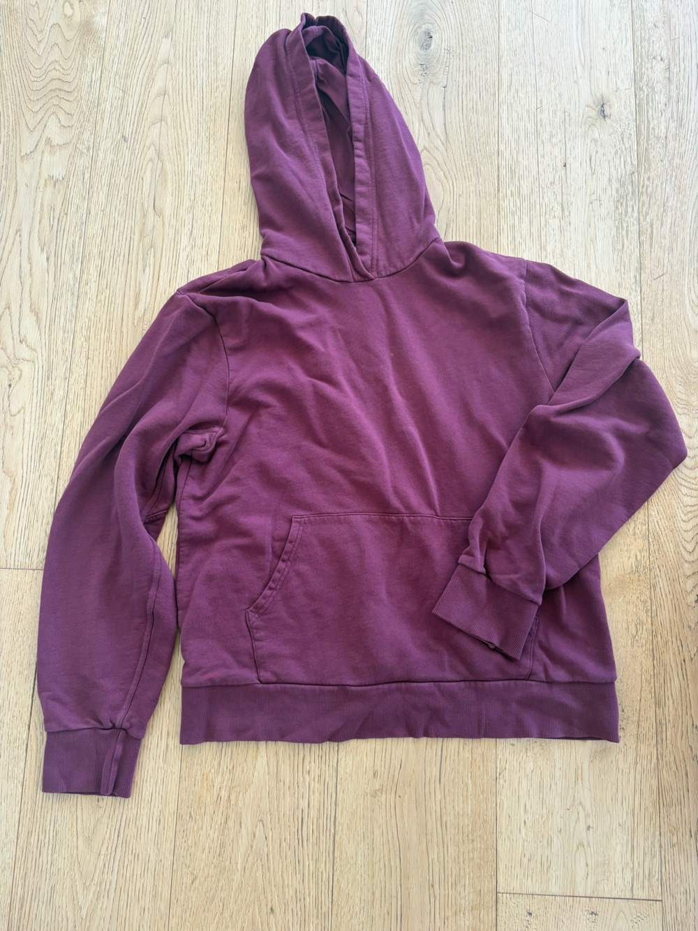 Pact Mens (unisex)  Hoodie Sweater in Deep Plum
